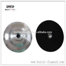 Aluminum backer pad for flexible polishing pads hot sale